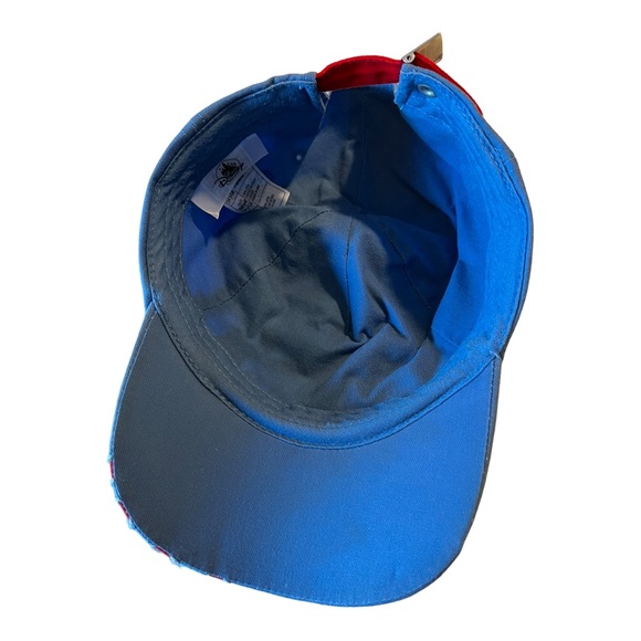 Disney Parks Stitch Kids Youth Baseball Cap - Stitch Wuz Here Blue, Red Clawed - Picture 6 of 14
